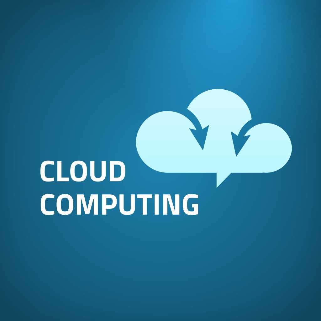 Cloud computing vector icon design template.  illustration. isolated from background.